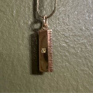 Ruler Pendant Necklace